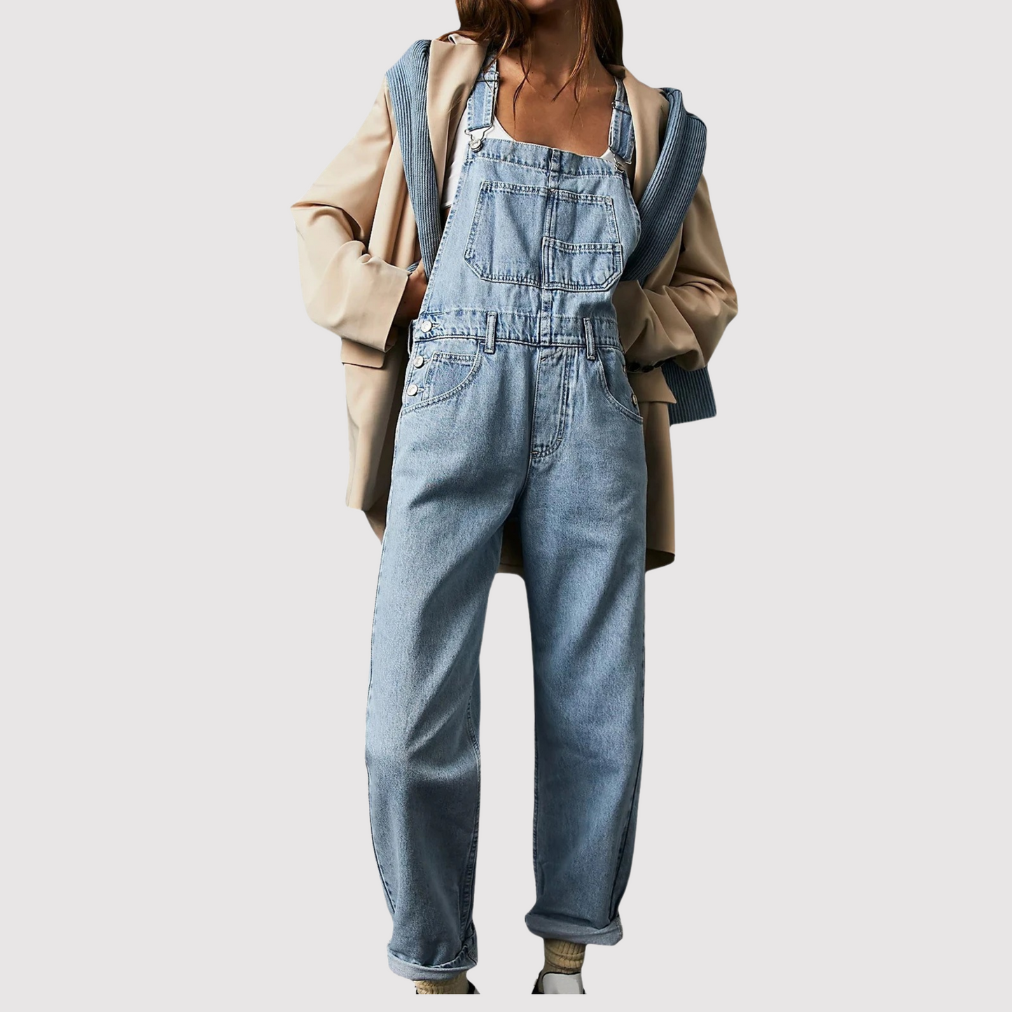 CAMILA | Women's Denim Dungarees 2
