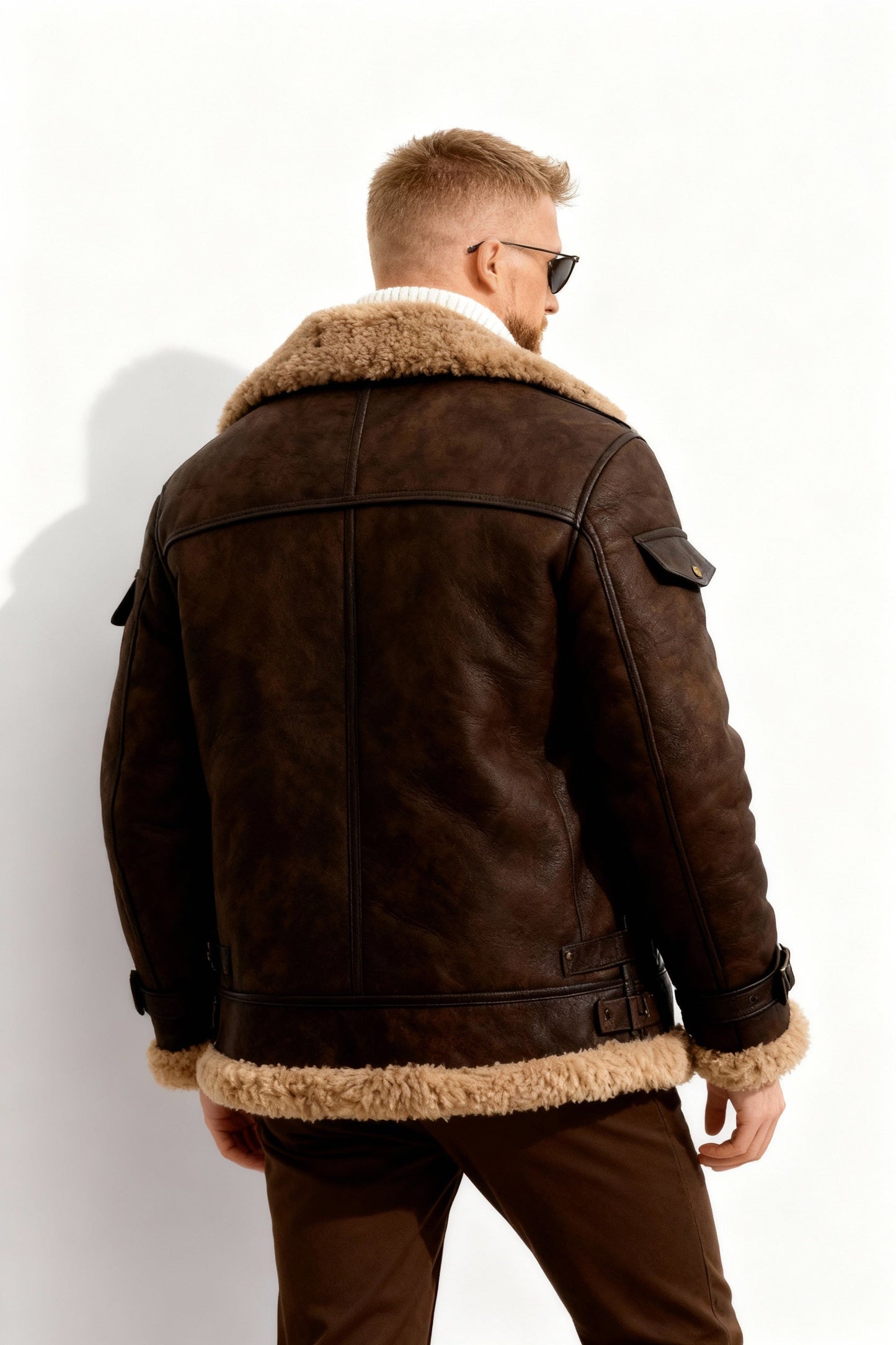 Cameron Men's Flight Jacket | Cozy Polyester Lining 2