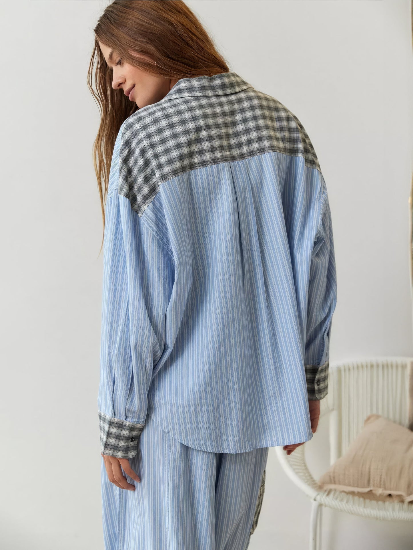 Camilla | Loose-fitting checked pajama set in casual-chic style 1