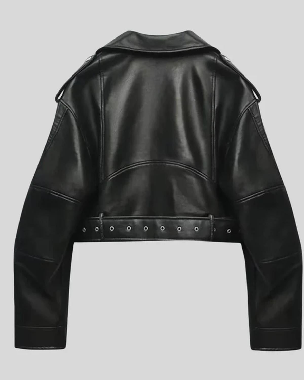 Carmen Women's Coat | Leather PU Leather, Flattering Cut for Winter 1