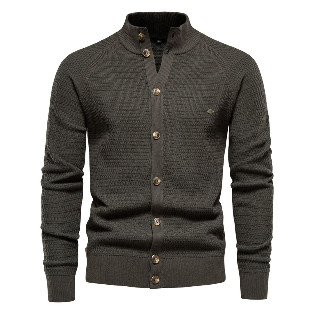 Carter Men's Cardigan | Handcrafted Cotton, Timeless Style 0