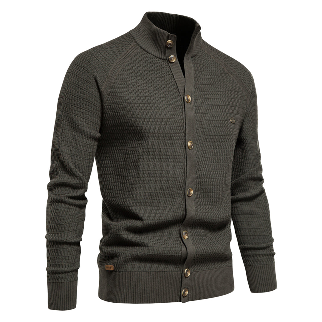 Carter Men's Cardigan | Handcrafted Cotton, Timeless Style 1