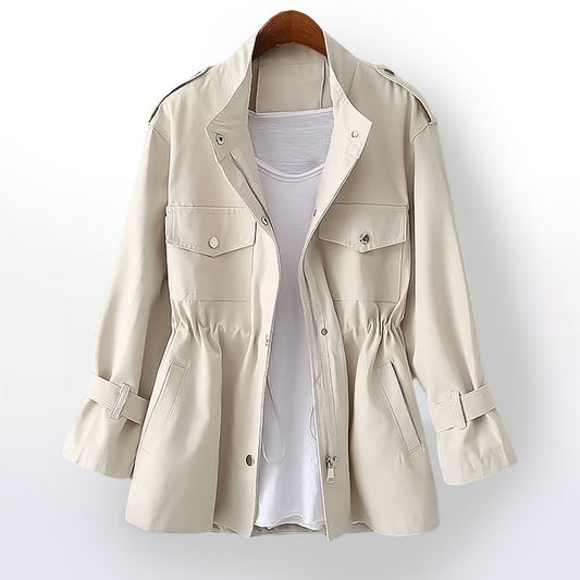 Casual trench coat for women made of luxury fabric | Stylish and versatile 0