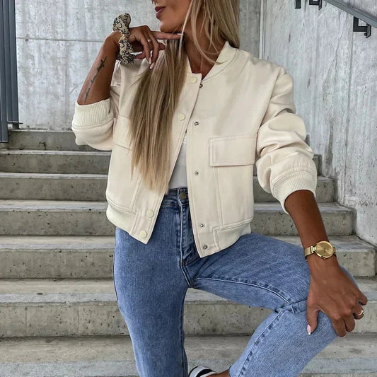 Casual women's jacket made of high-quality fabric | Stylish and timeless jacket for every day 0