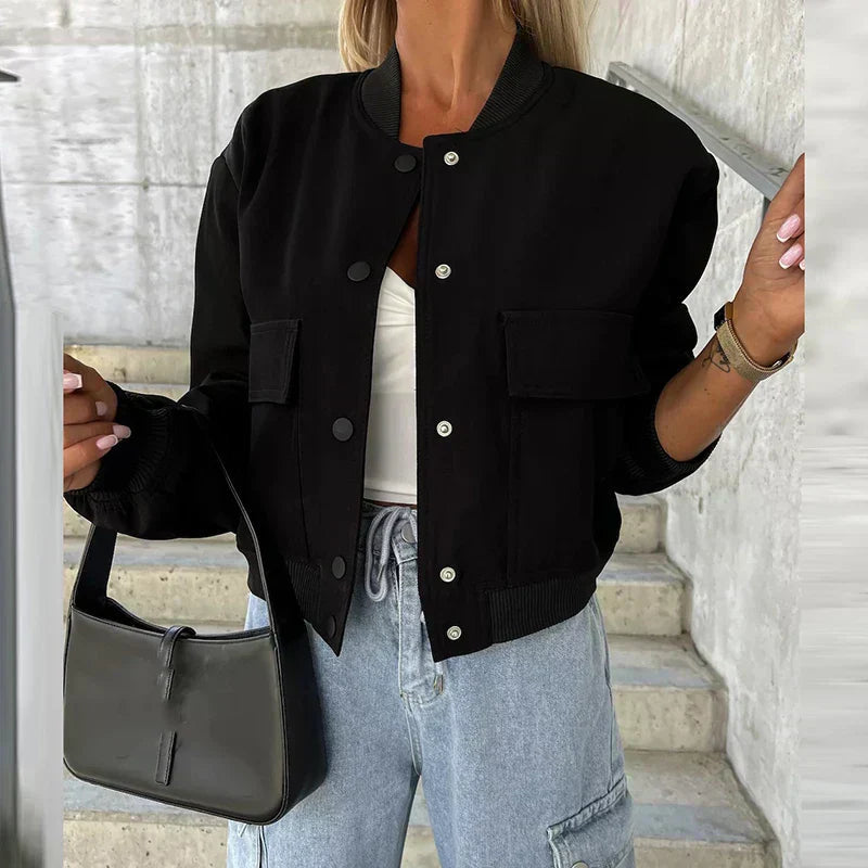 Casual women's jacket made of high-quality fabric | Stylish and timeless jacket for every day 2