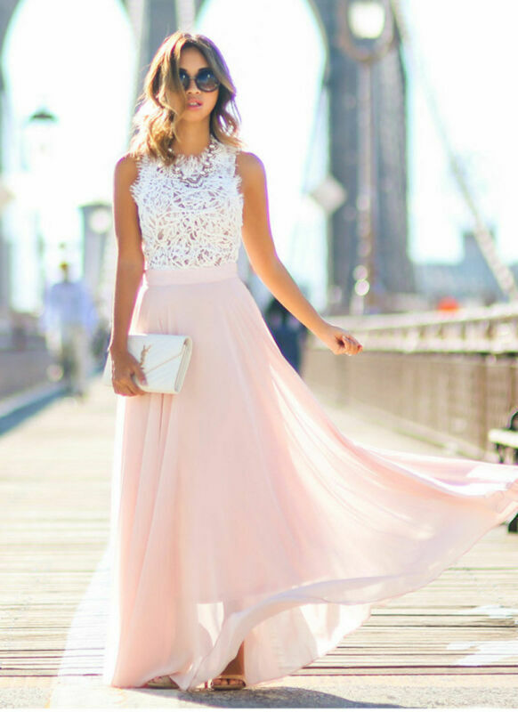 Celeste | White Chiffon Maxi Dress for Wedding Guests 0