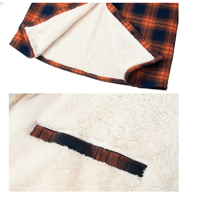 Cleo Men's Checked Jacket | Cozy Fleece Lining, Stylish 2