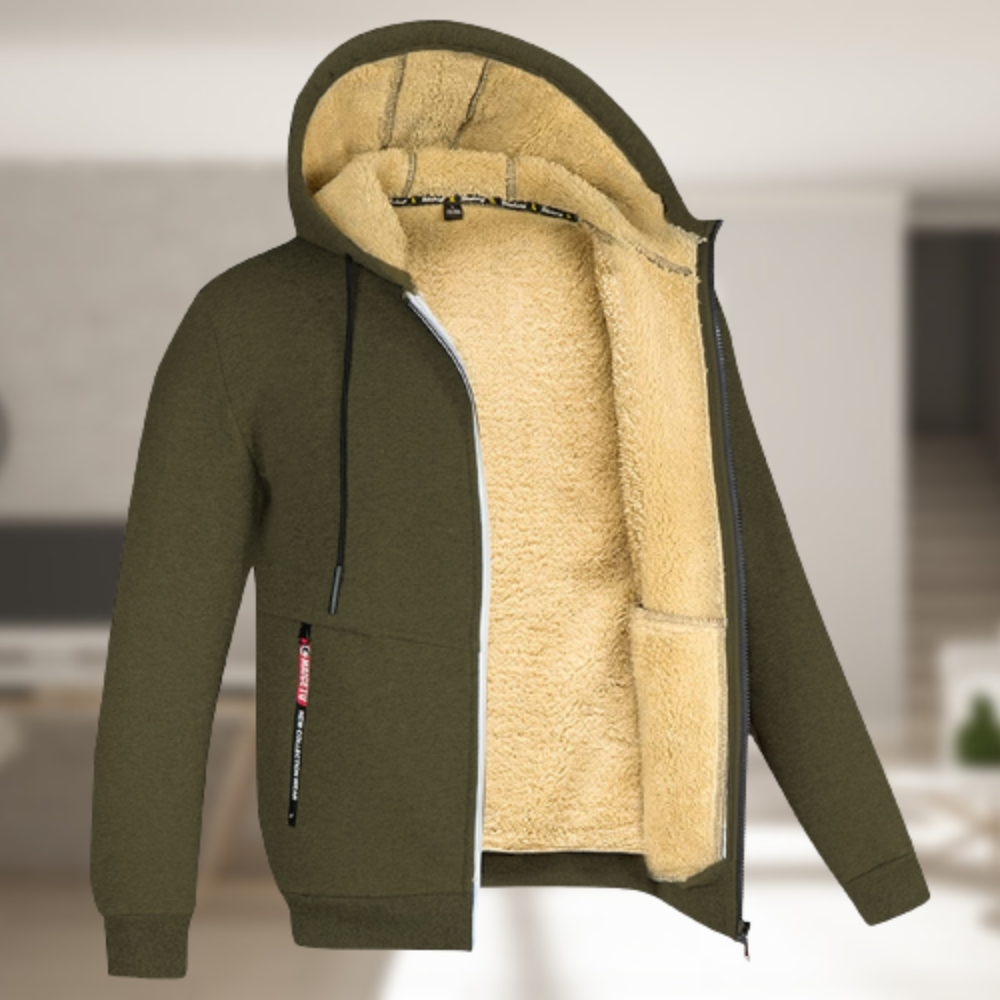 Cody Men's Winter Jacket | Fleece Lined, Casual Style 1