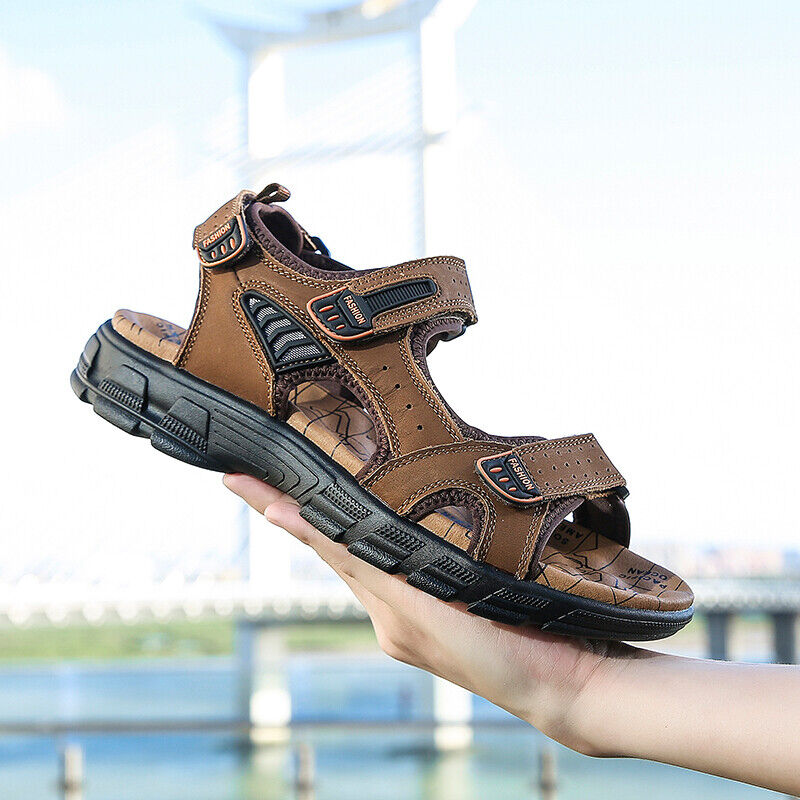 Cora Men's Outdoor Sandals | Premium Leather, Adjustable Fit 3