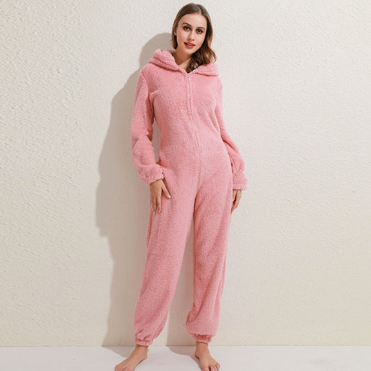 Cuddle Adult Fleece Onesie | Super Soft with Bear Ears 0