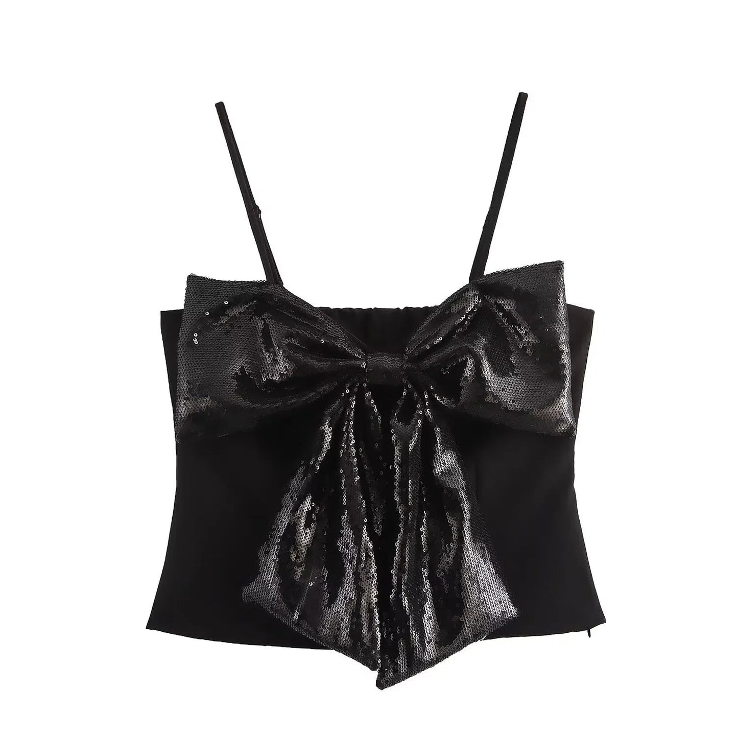 DAISY | Glitter Top with Bow Detail and Adjustable Straps 5