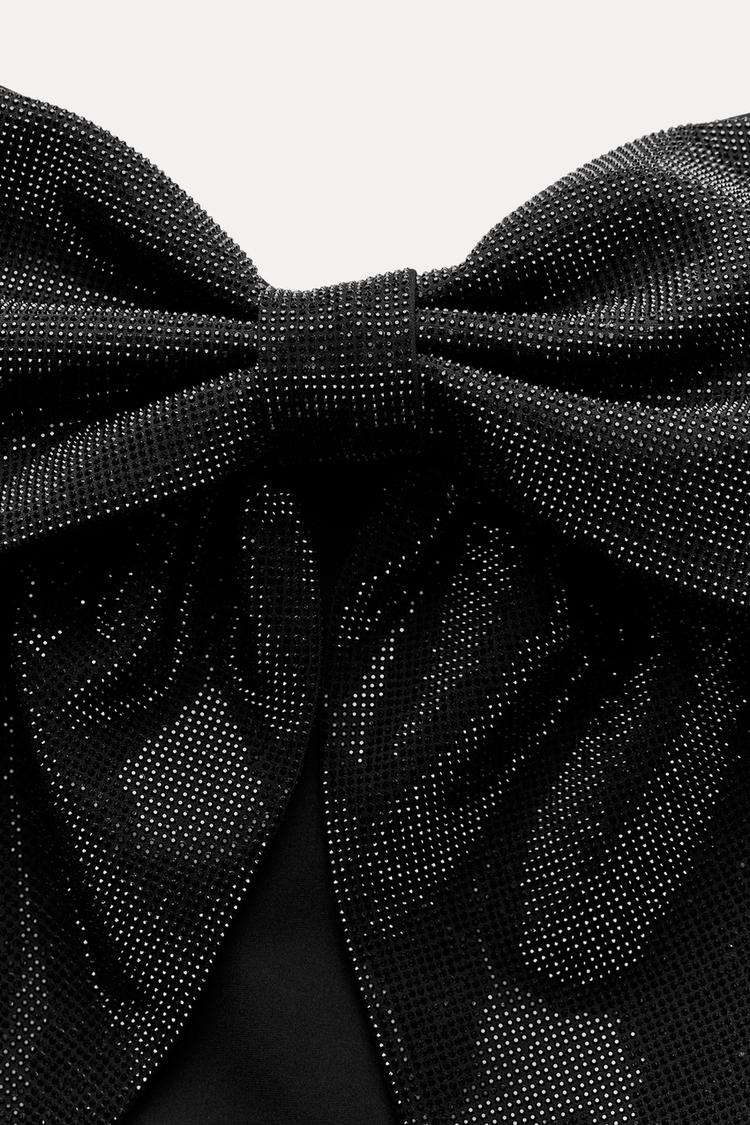 DAISY | Glitter Top with Bow Detail and Adjustable Straps 6