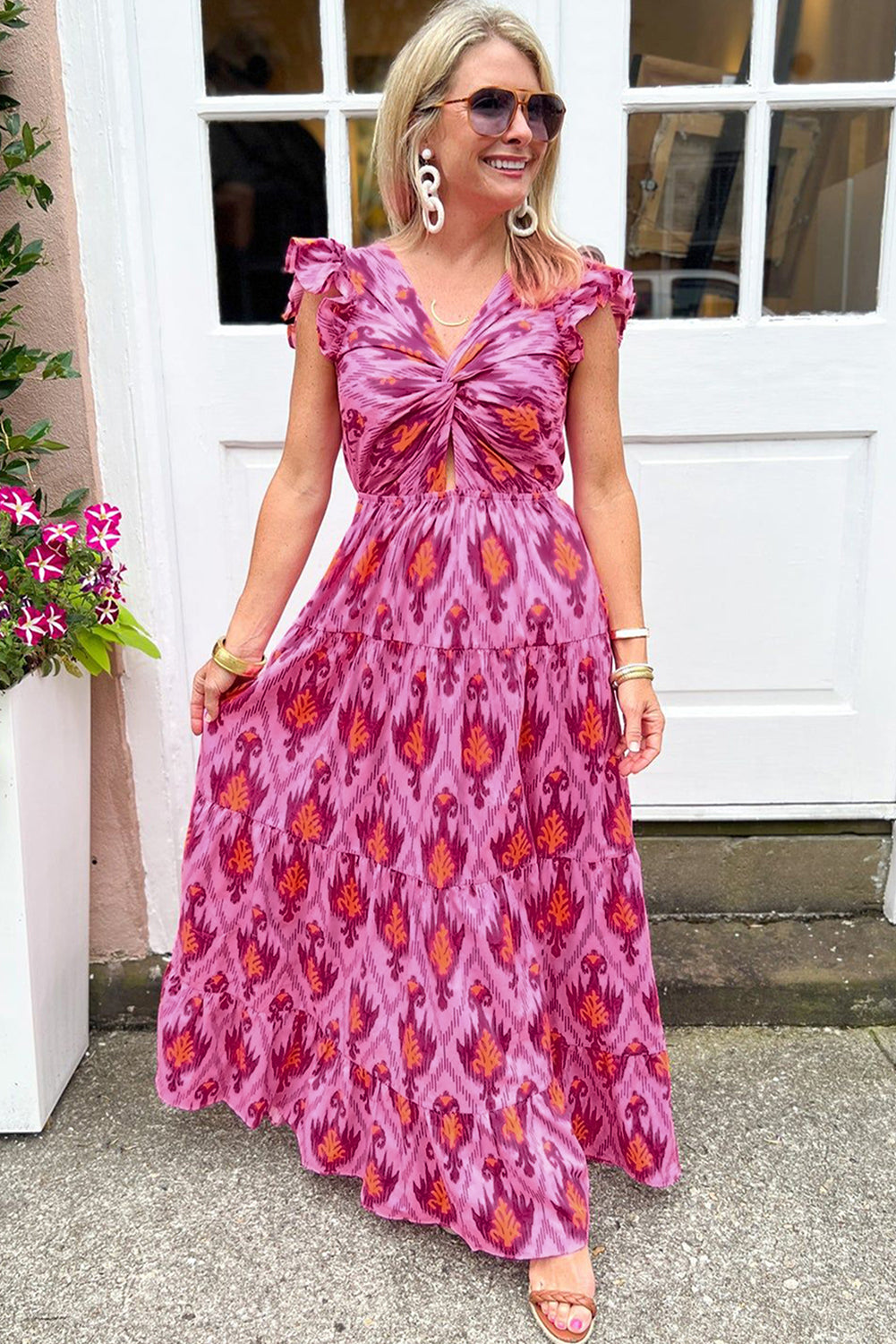 DALINA | Retro maxi dress with elegant details 4