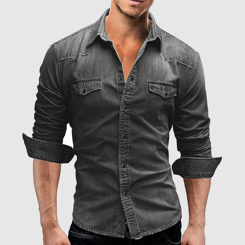 Daisy Women's Denim Shirt | Slim Fit, Elegant Style 2