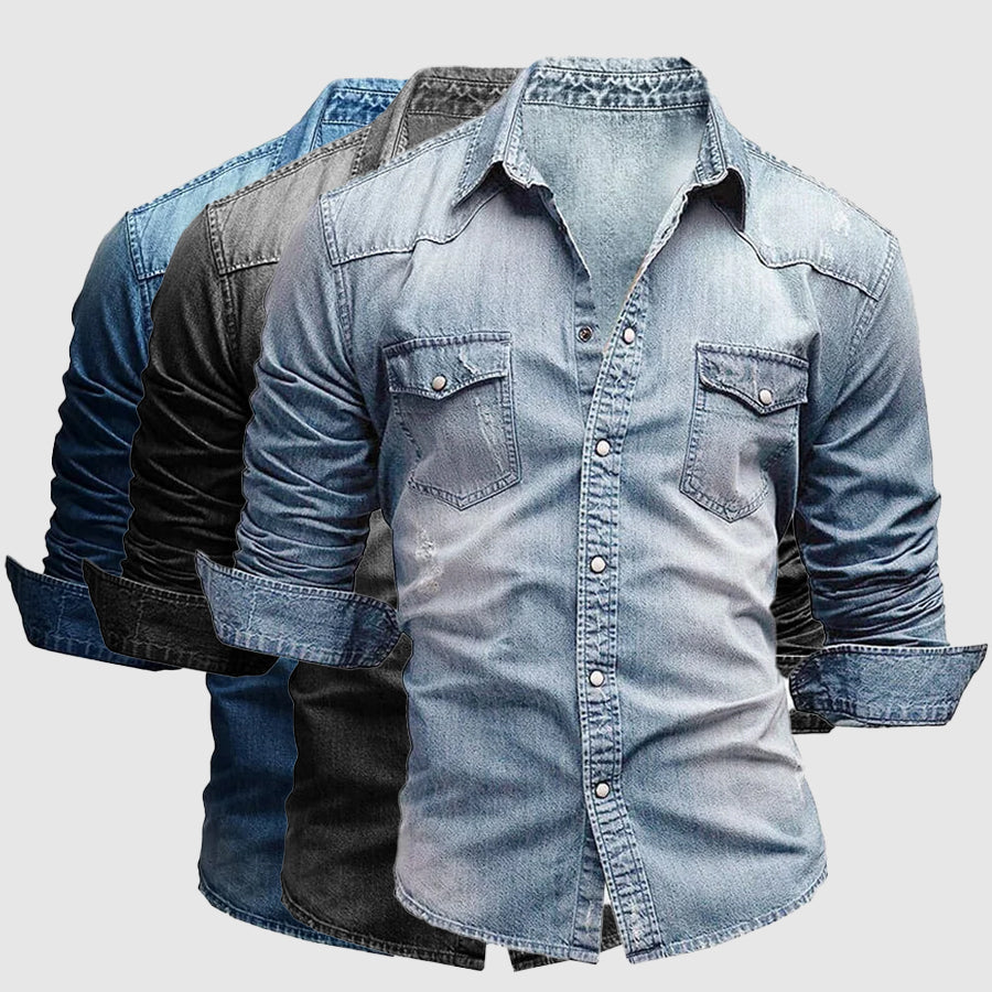 Daisy Women's Denim Shirt | Slim Fit, Elegant Style 3