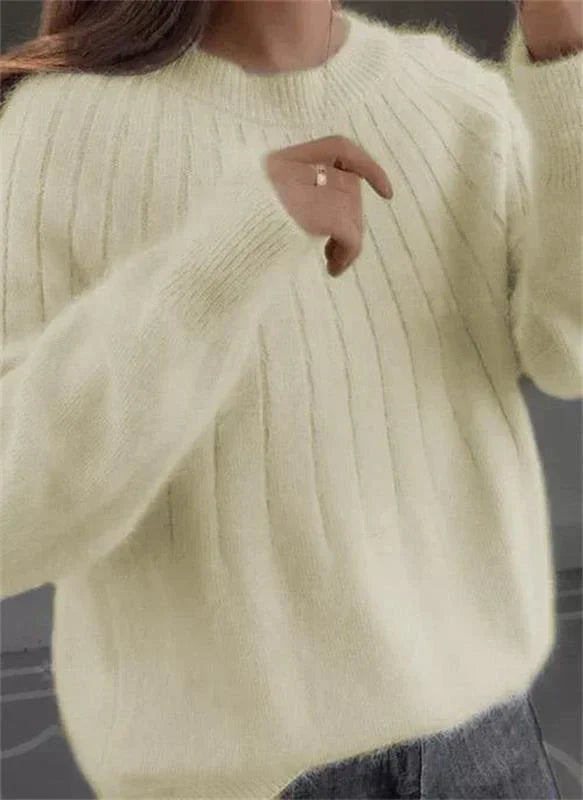Daisy Women's Pullover | Warm Beige Sweater 3