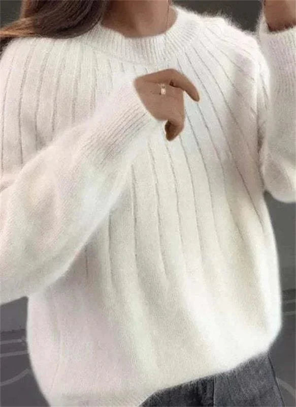 Daisy Women's Pullover | Warm Beige Sweater 4