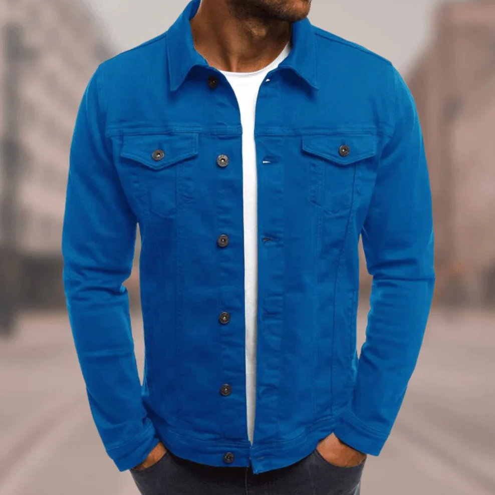 Dare Men's Denim Jacket | Slim Fit, Streetwear Style 3