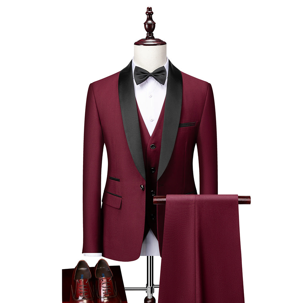 Dario Heren Suit Black | Slim Fit, Elegant Style 1