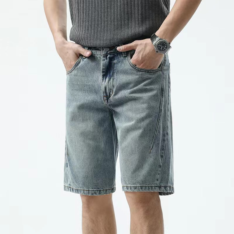 Dario Men's Denim Shorts | Casual Relaxed Fit 0