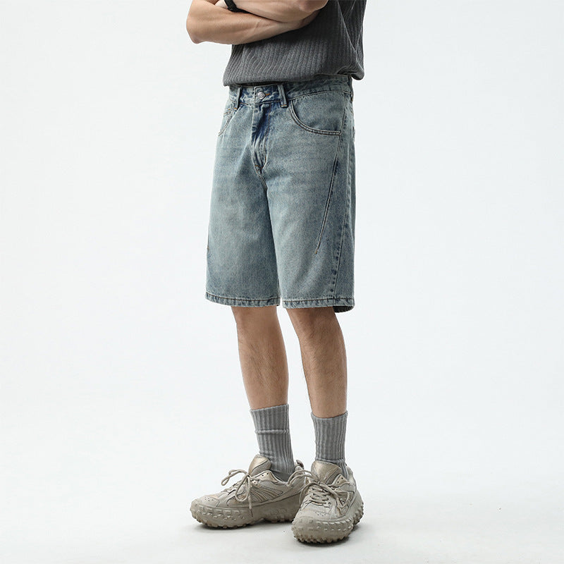 Dario Men's Denim Shorts | Casual Relaxed Fit 2