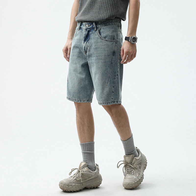 Dario Men's Denim Shorts | Casual Relaxed Fit 3