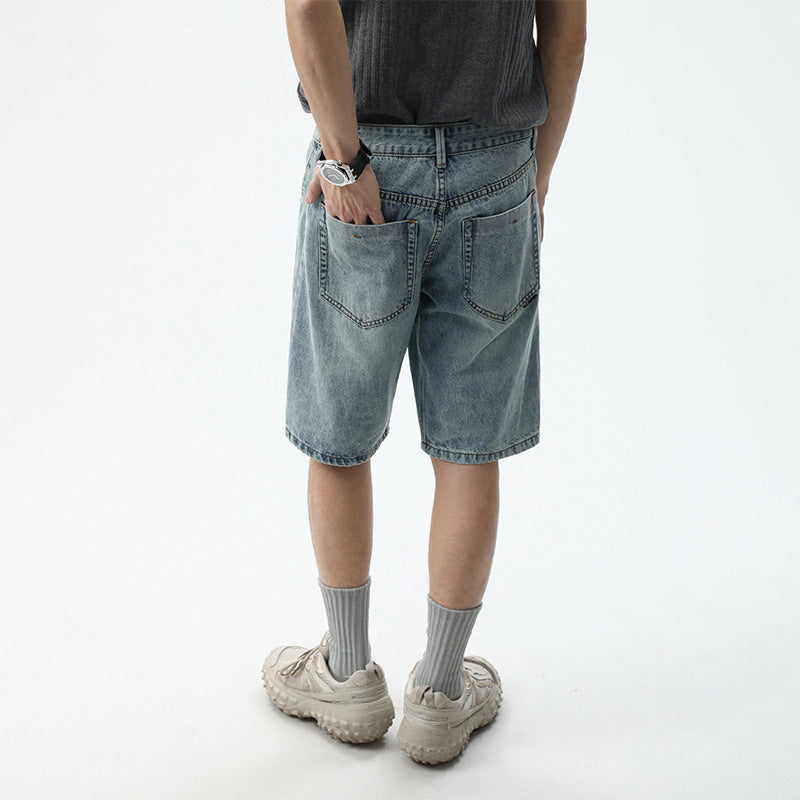 Dario Men's Denim Shorts | Casual Relaxed Fit 5