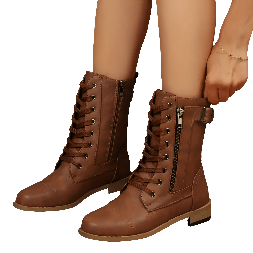 Demi Women's Boots | Chunky Low Heel, Comfortable and Durable 1