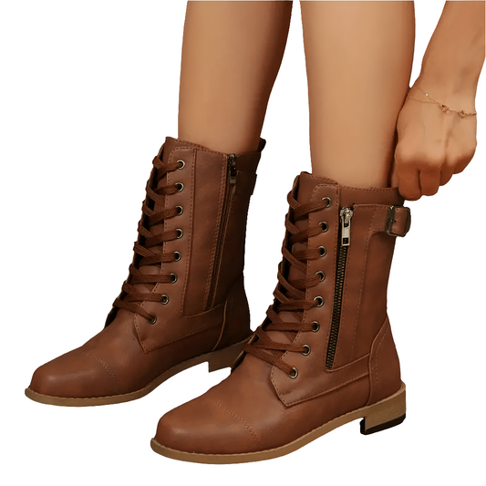 Demi Women's Boots | Chunky Low Heel, Comfortable and Durable 1