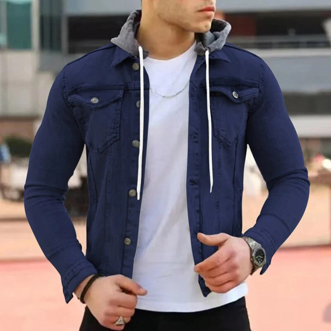 Demi Women's Denim Shirt | Classic Design with Hood 0