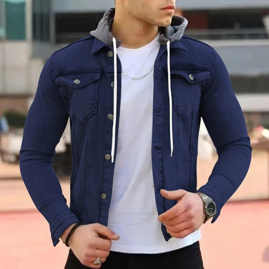 Demi Women's Denim Shirt | Classic Design with Hood 0