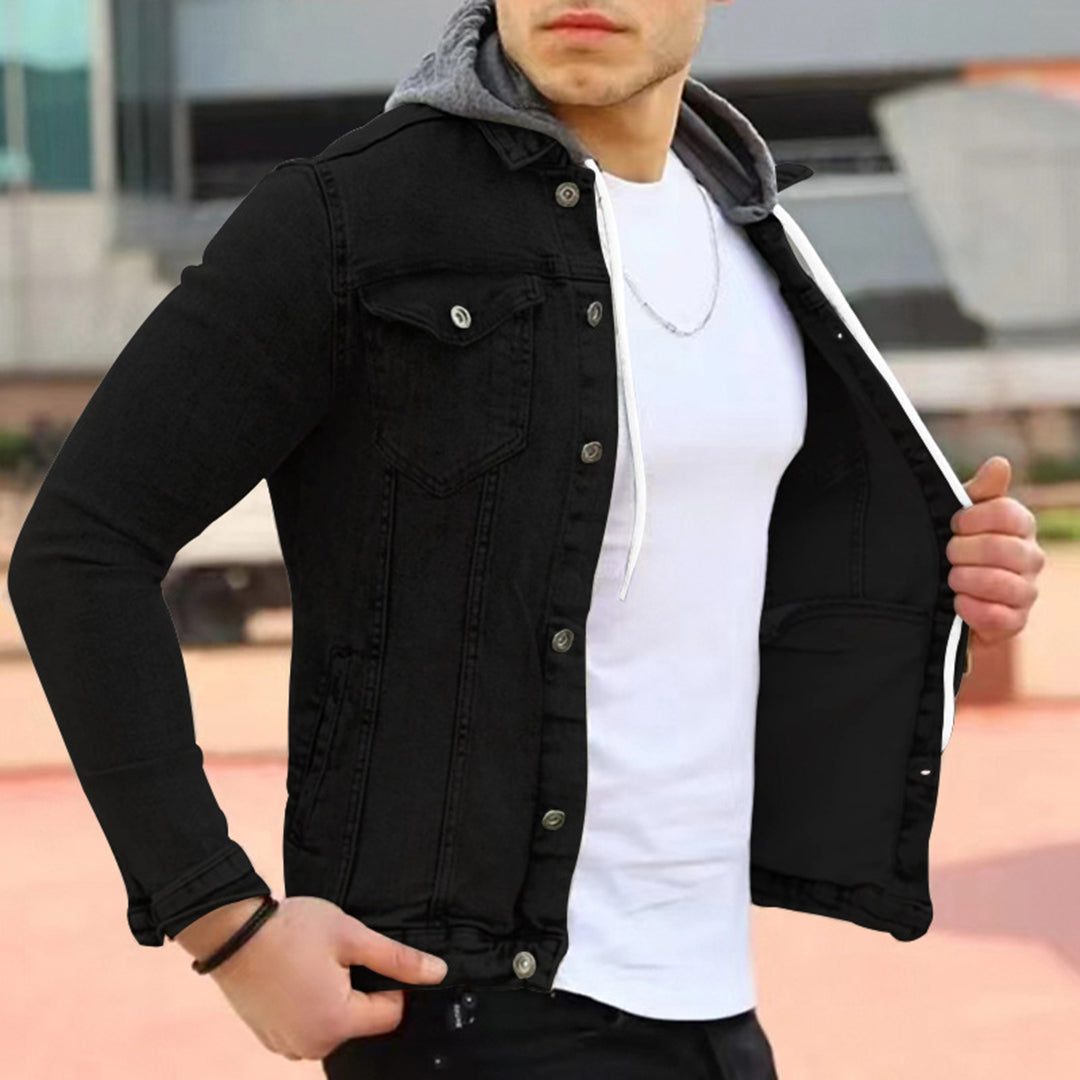 Demi Women's Denim Shirt | Classic Design with Hood 2