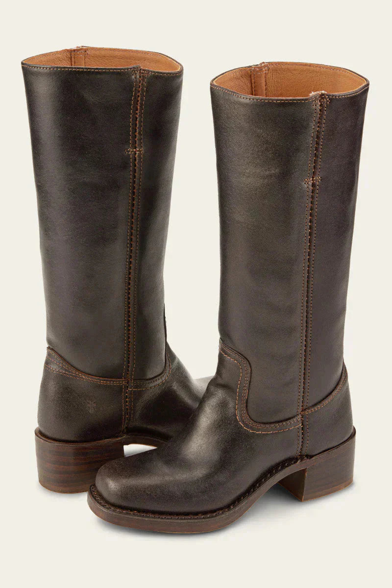 Diva Women's High Boots | Faux Leather with Block Heel, Comfortable and Stylish 0