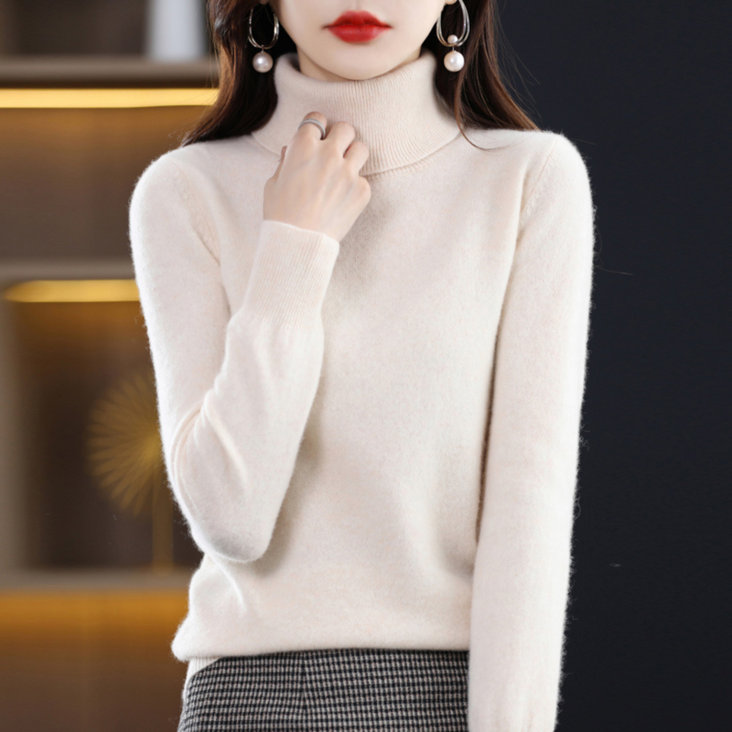 Diva Women's Turtleneck | Regular Fit, Black 13