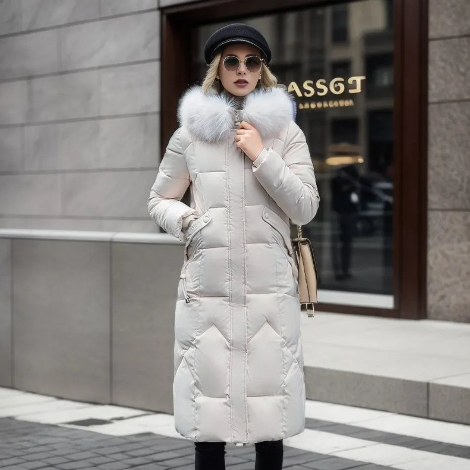 Diva Women's Winter Coat | Long Hooded Puffer Coat, Warm and Stylish 1