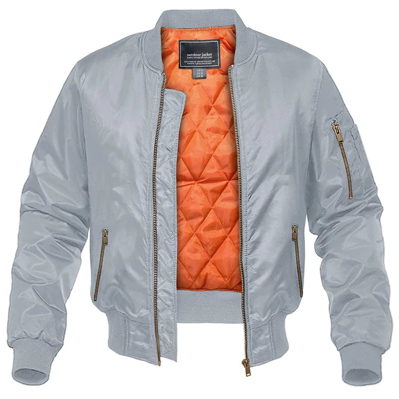 Duke Men's Bomber Jacket | Durable Polyester, Thick Winter Coat 2