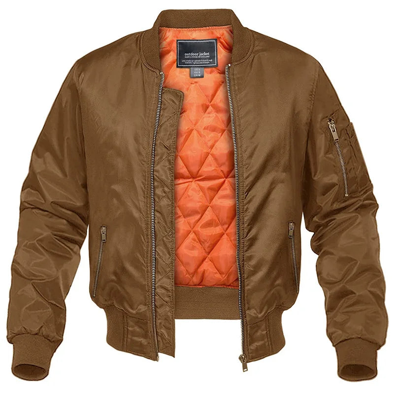 Duke Men's Bomber Jacket | Durable Polyester, Thick Winter Coat 3