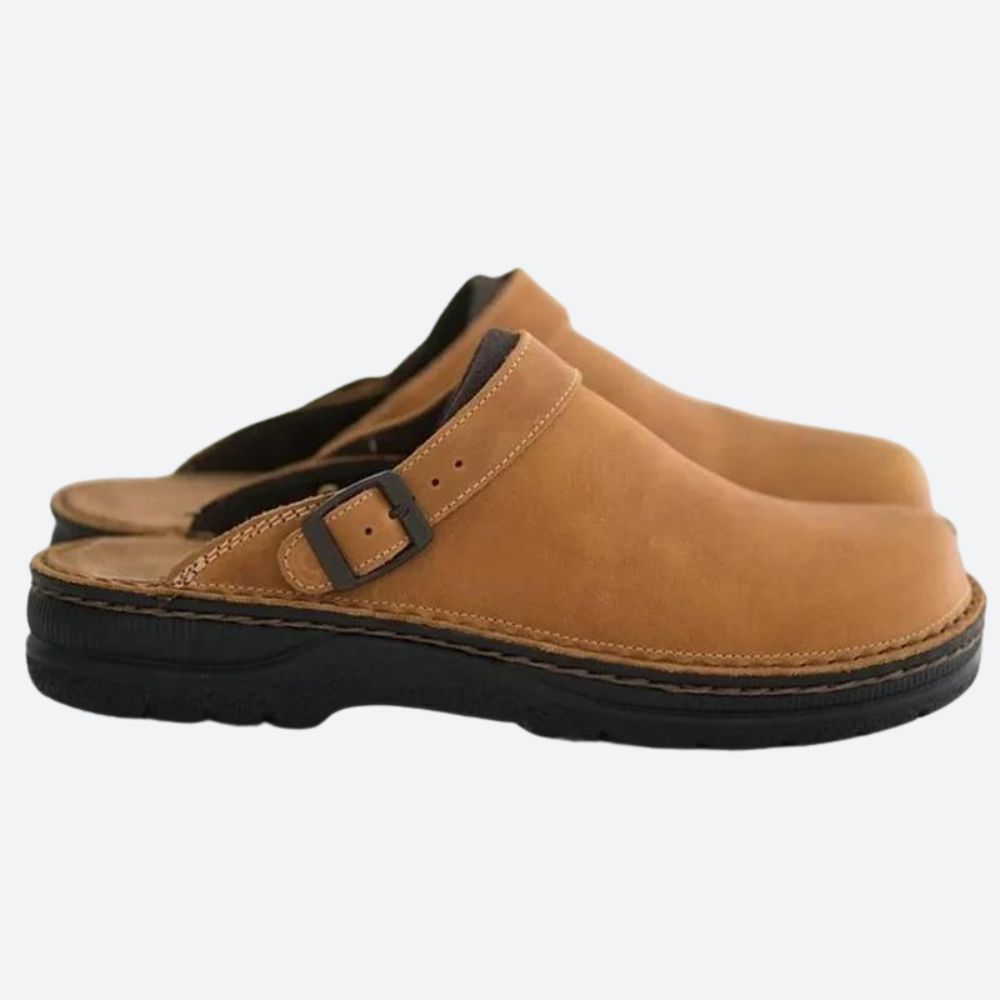 ELIAS | Orthopedic Leather Slippers for Men 0