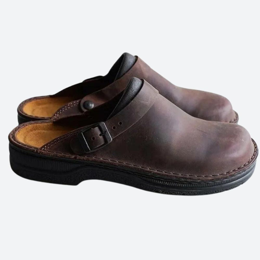 ELIAS | Orthopedic Leather Slippers for Men 1