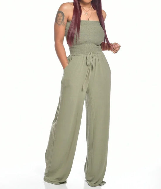 ELODIE – Classic Strapless Jumpsuit for Summer and Spring 6