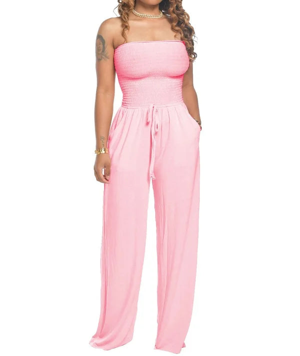ELODIE – Classic Strapless Jumpsuit for Summer and Spring 7