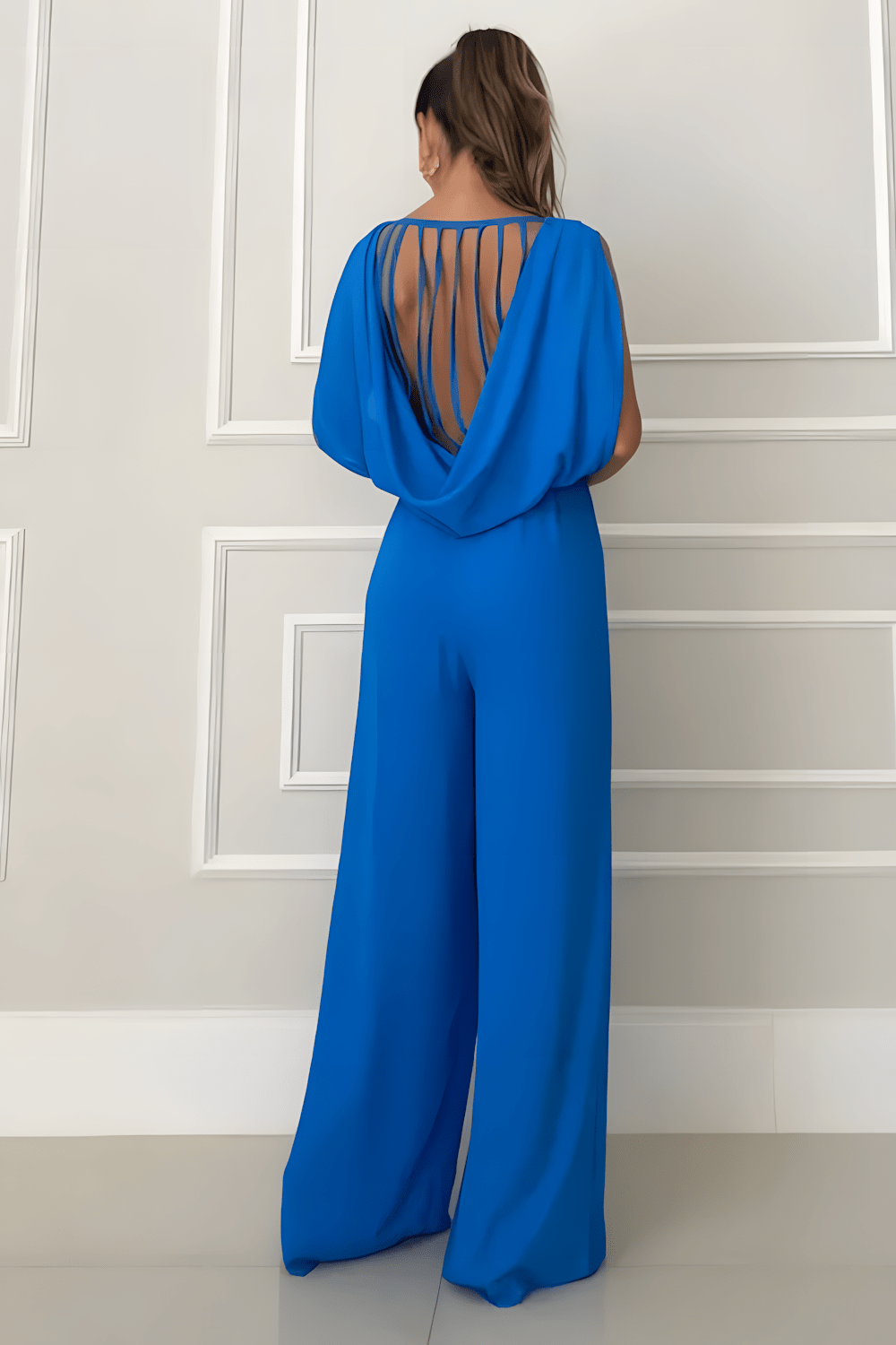 EMELIA | Sleeveless jumpsuit with flared legs 4