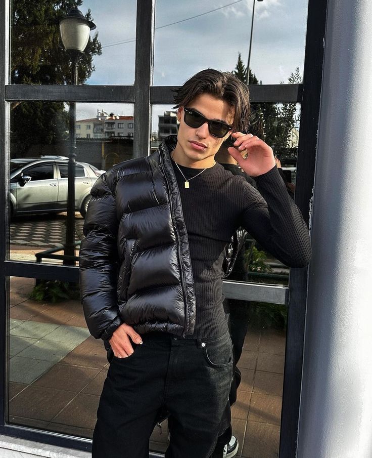 Eddie Men's Puffer Jacket | Soft Cotton, Breathable and Shiny Design 3