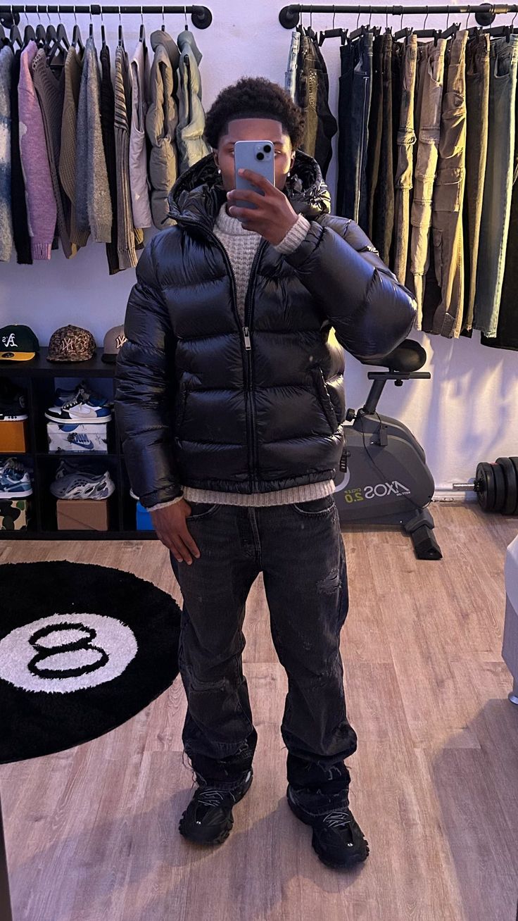 Eddie Men's Puffer Jacket | Soft Cotton, Breathable and Shiny Design 4