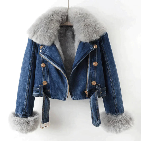 Eden Women's Jacket Winter | Denim, Luxury Comfort 1