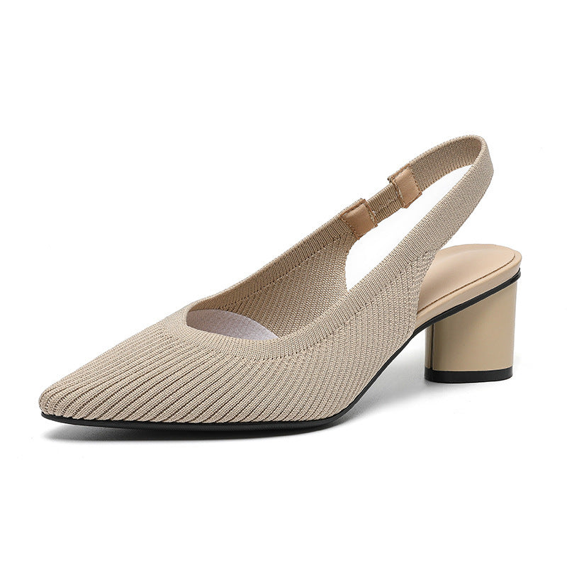 Elaria | Slingback Heels with Pointed Toe and Block Heel 10