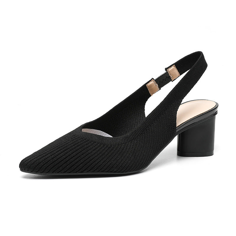 Elaria | Slingback Heels with Pointed Toe and Block Heel 3