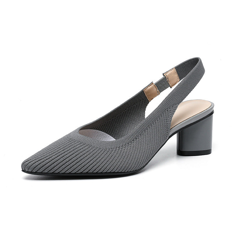 Elaria | Slingback Heels with Pointed Toe and Block Heel 7