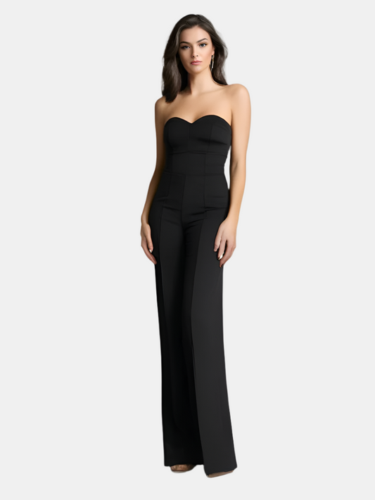 Elaris | Strapless Jumpsuit with High Waist and Elegant Cut 0
