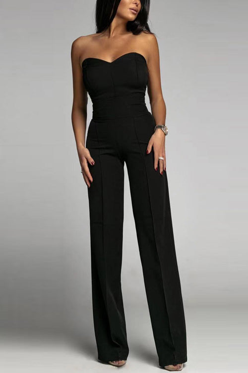 Elaris | Strapless Jumpsuit with High Waist and Elegant Cut 2